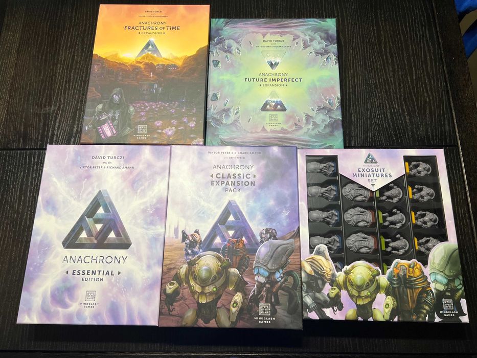 Anachrony + 4 dodatki + premium komponenty - wersja angielska