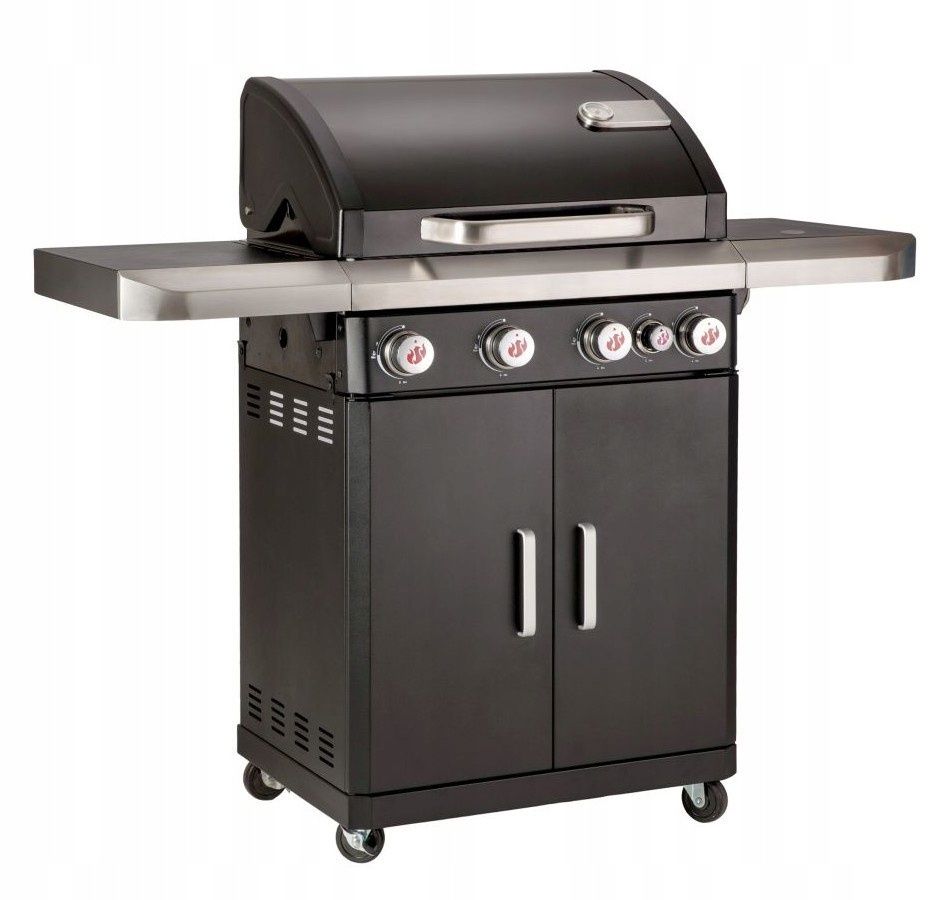 LANDMANN Grill gazowy REXON , Czarny