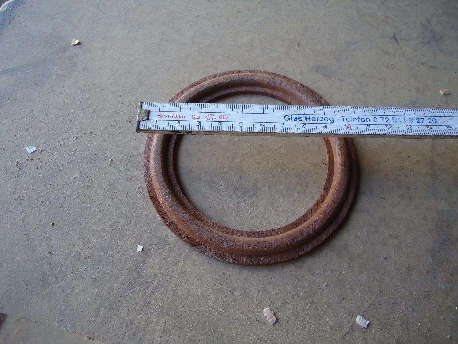 circulos em madeira