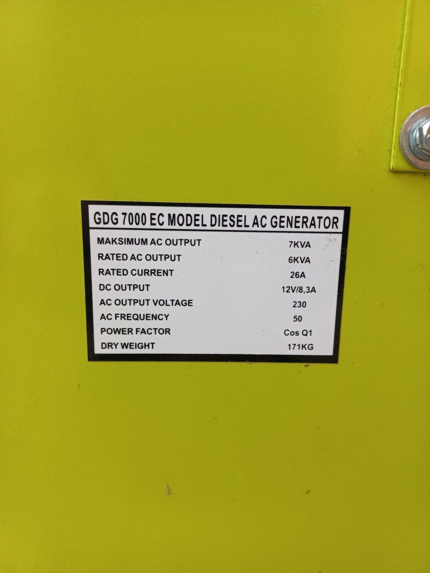 Генератор gdg 7000ec