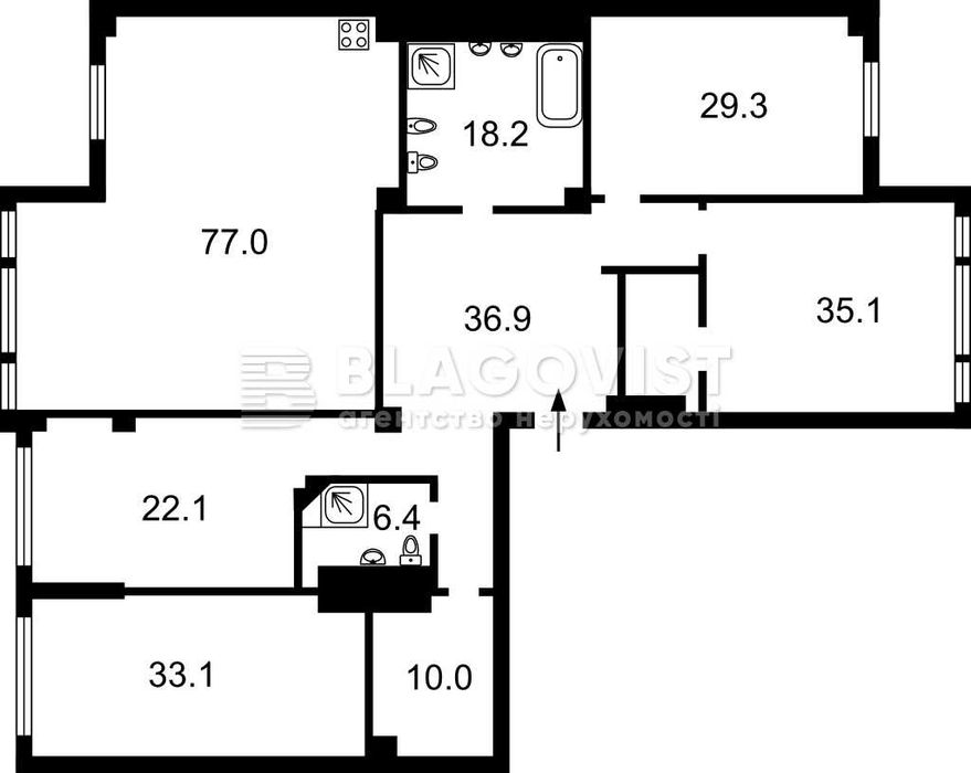 Грушевського 9-а Ціна 1 800 000 $