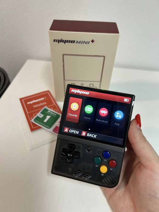 Consola Miyoo Mini Plus Crystal Black