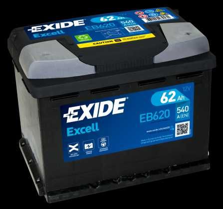 Akumulator EXIDE EB620 12V 620A 540A Dowóz i montaż gratis Gdańsk