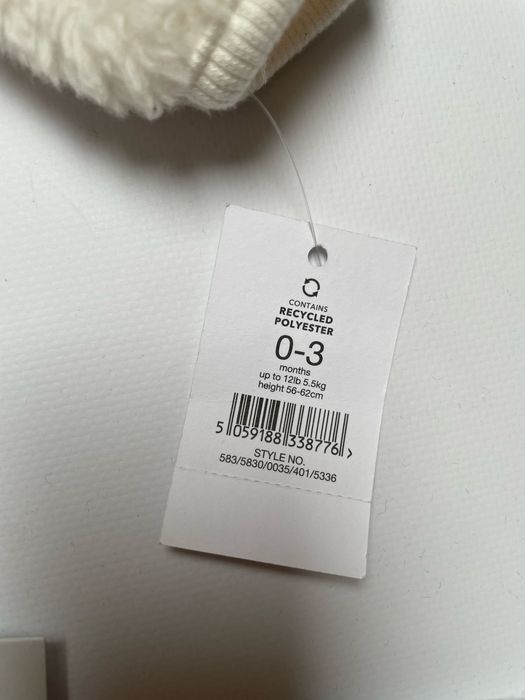 56 62 George komplet zestaw świąteczny renifer body rajstopy skarpetki