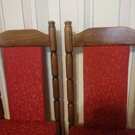 4 krzesła bukowego drewniane firmy Radomsko