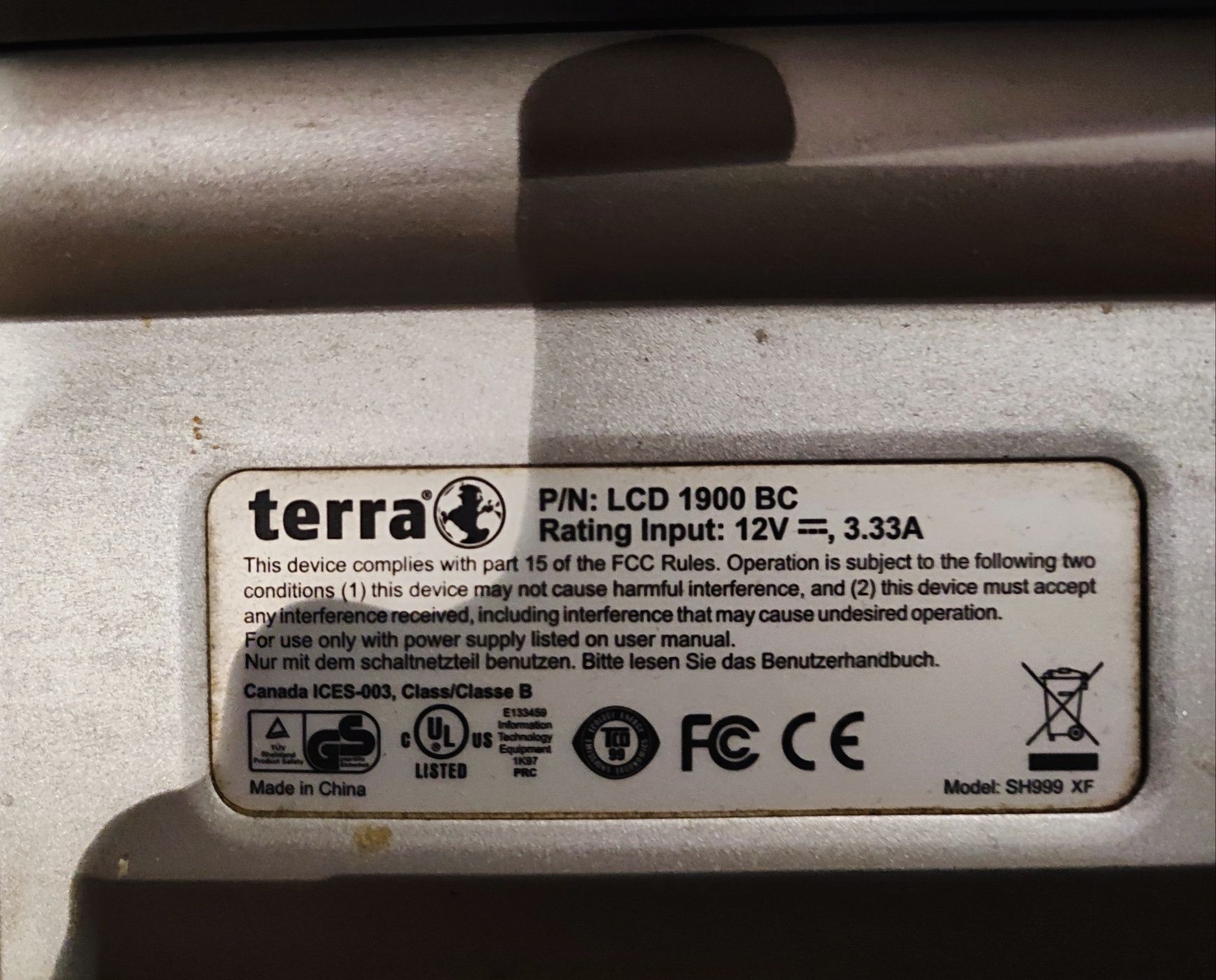 Монітор Terra LCD 1900