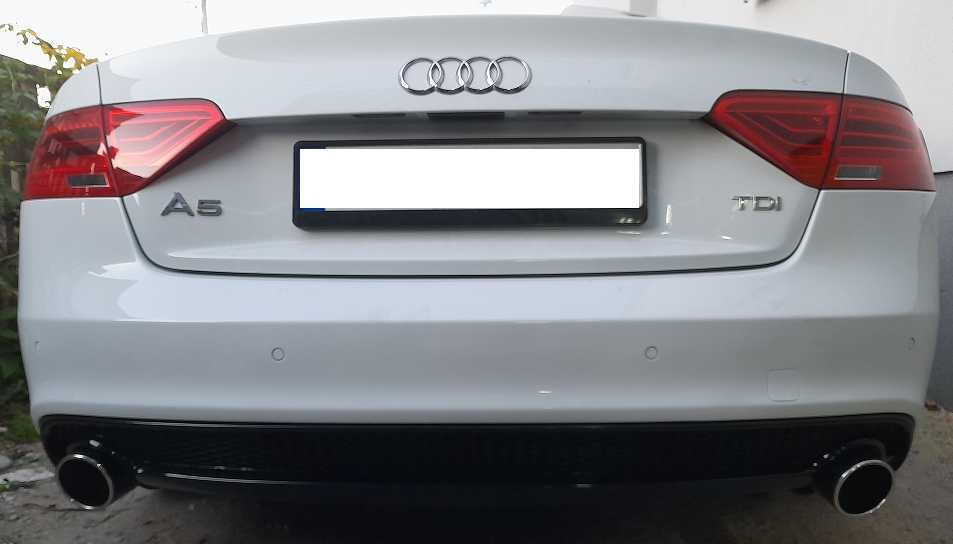 tłumik wydech przelot rura AUDI A5 8t A4 B8 S4 S5 RS4