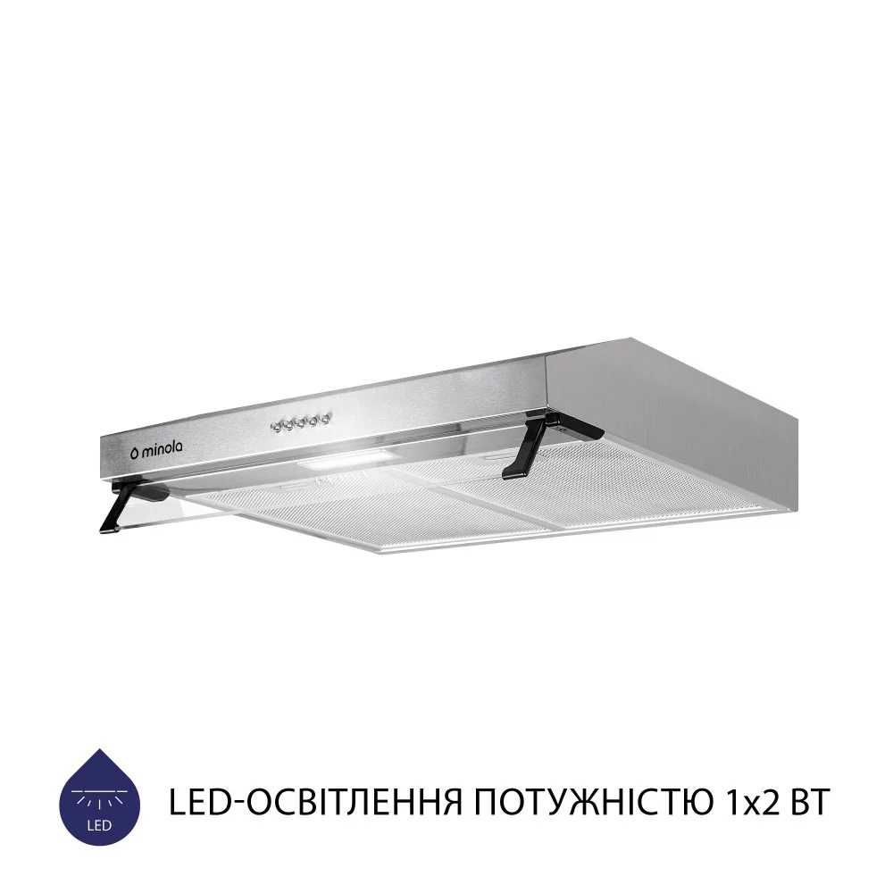 Витяжки плоскі різної потужності Perfelli Minola Ventolux