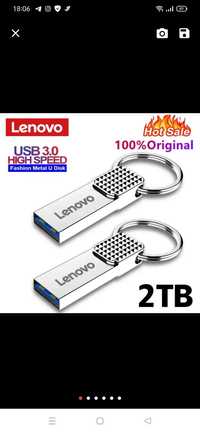 Флешка USB 3.0 на 1 ТВ, 2ТВ новая Lenovo