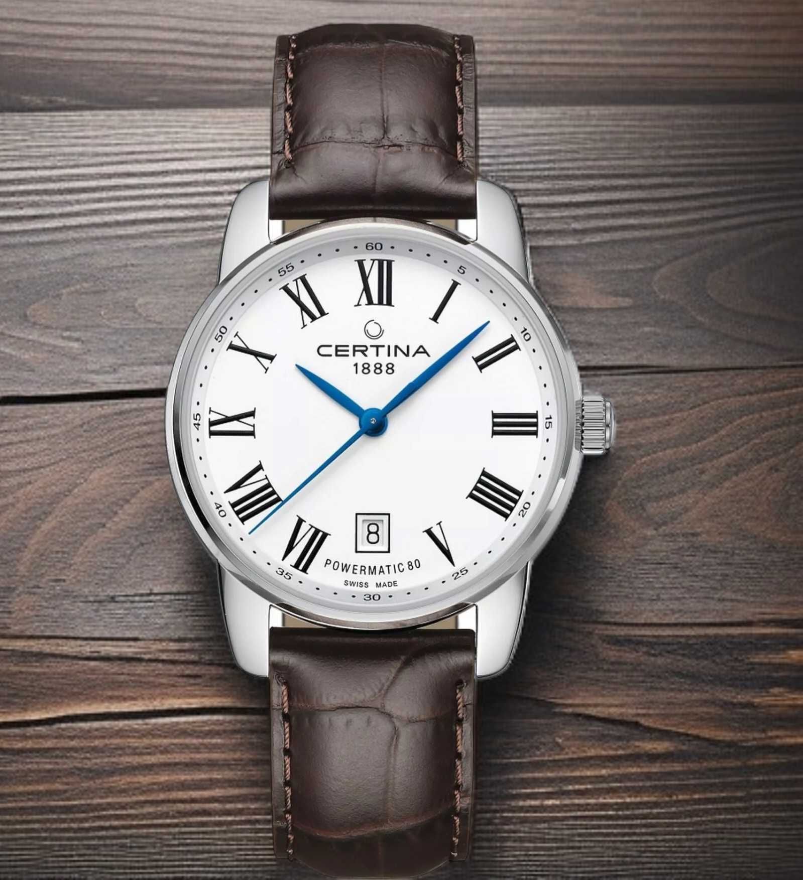 Pasek do zegarka Certina DS Podium C034 19 mm zapięcie motylkowe