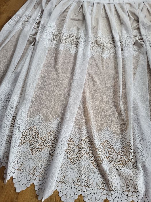 Śliczna firanka żakardowa