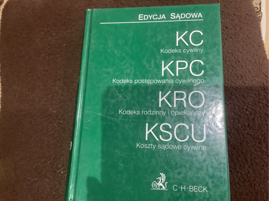 Kodeks cywilny kodeks postepowania cywilnego Beck edycja sadowa