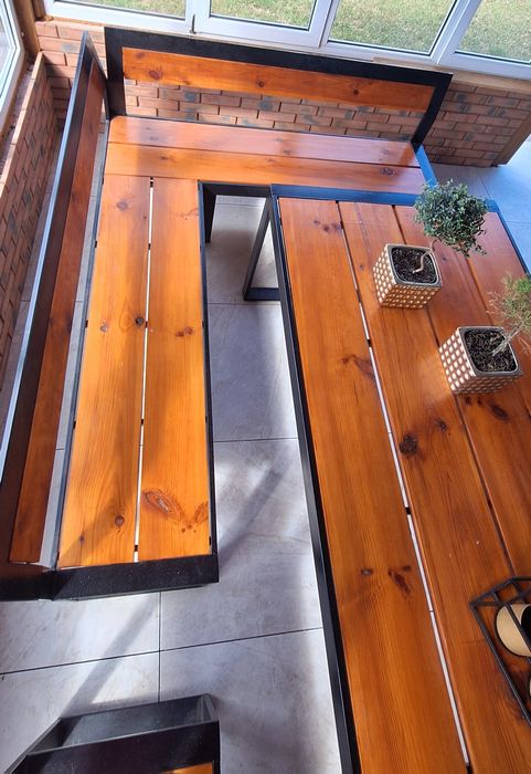 Meble ogrodowe industrialne lub do ogrodu zimowego jak nowe