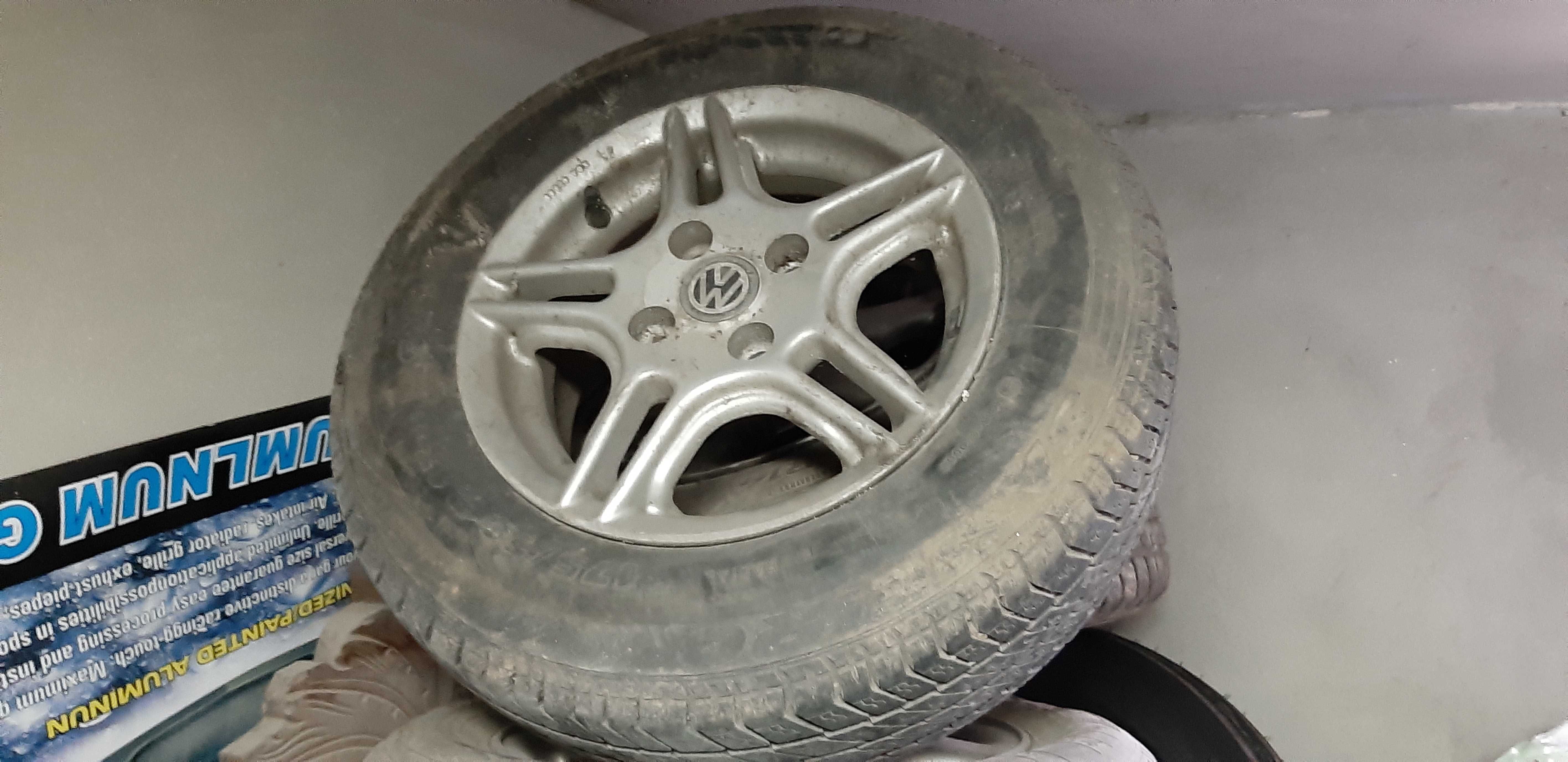 4 jantes Golf II com pneu 175/70 r 13