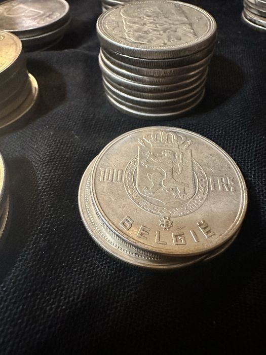 Srebrna Moneta 10 Franków Belgijskich (1951) w cenie kruszcu