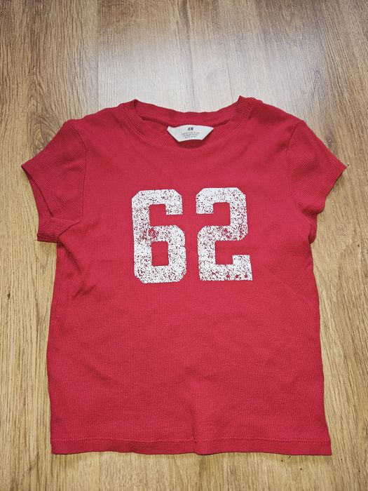 T-shirt h&m 14Y czerwony