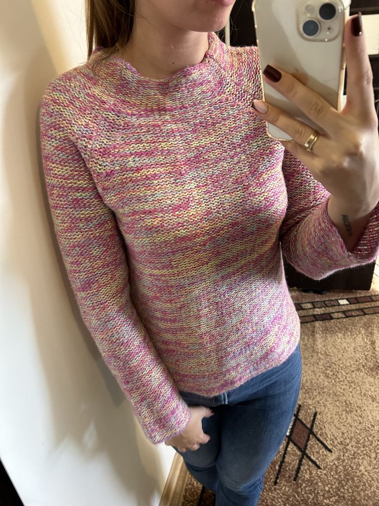 Kolorowy sweter topshop r. M