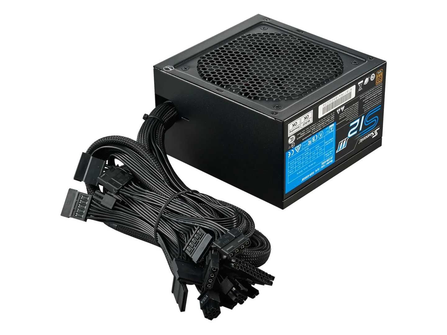FONTE SEASONIC S12III 650W - 80 PLUS BRONZE - EM EXCELENTE ESTADO