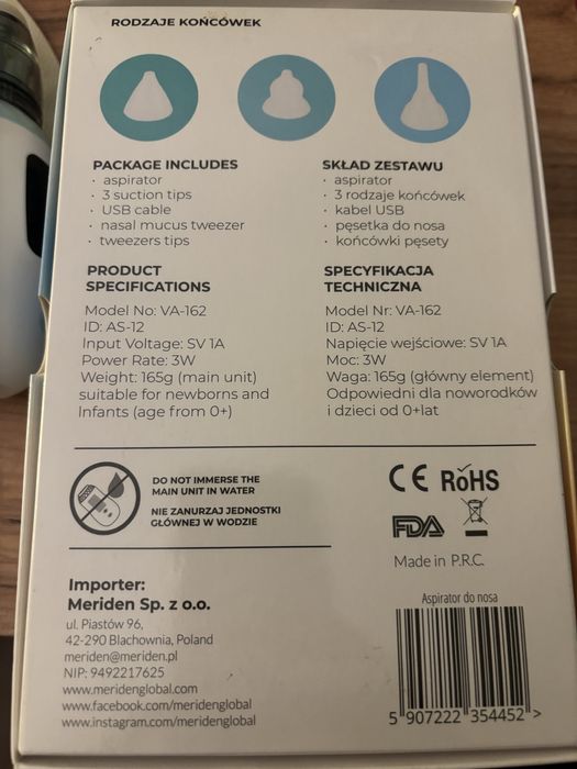 Aspirator do nosa Aspiro Baby