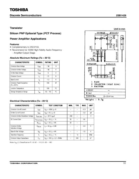 Біполярні транзистори 2SD2155 2SB1429, оригінал. Демонтаж.