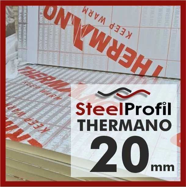 THERMANO Płyty termoizolacyjne PIR z pianki poliuretanowej DOCIEPLENIE
