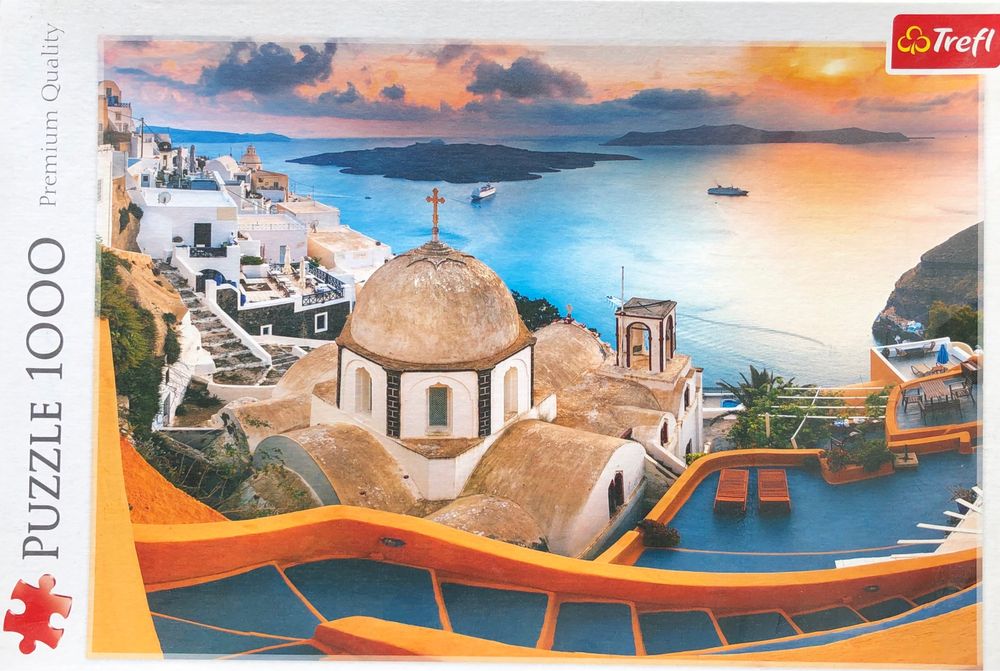 Puzzle Bajkowe Santorini 1000 szt. Trefl