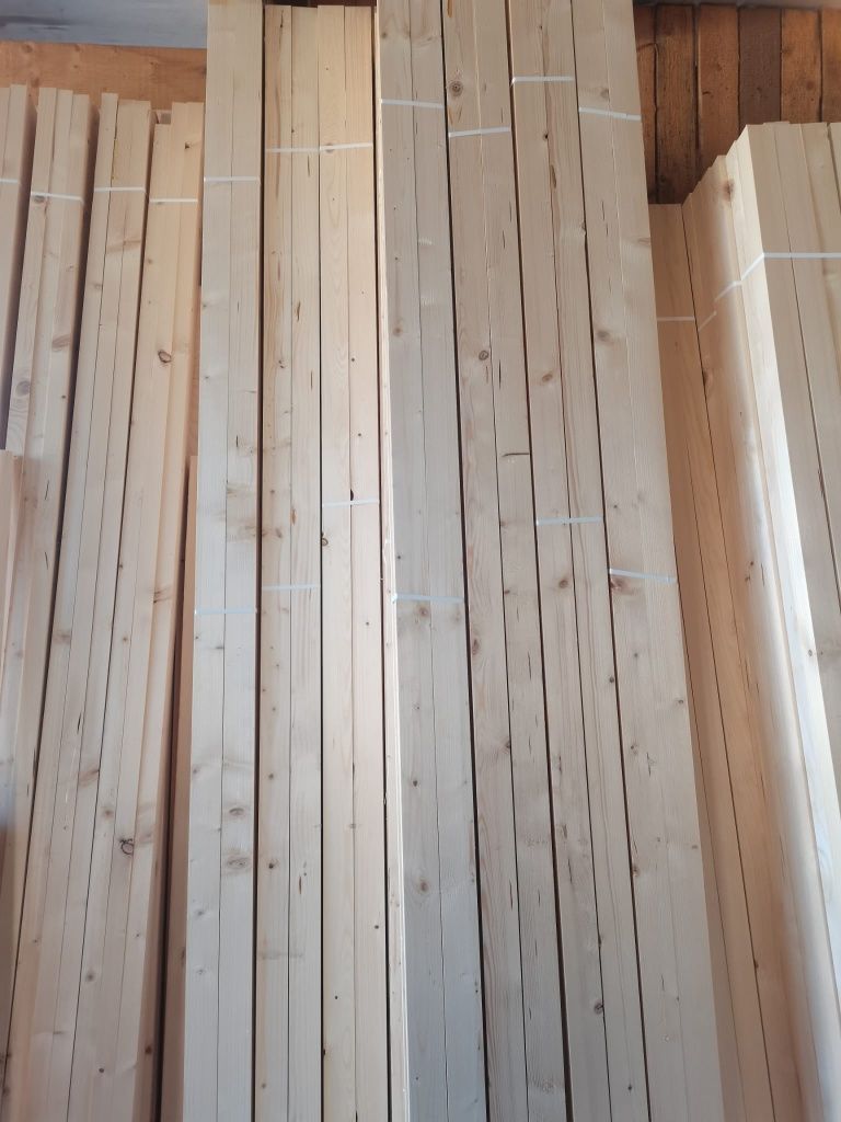Legar kantówka 5x5 świerkowa deska modrzew