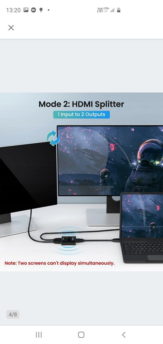 Spleiter Kabel MIX-SYSTEM 8K2xHDMI HDMI - HDMI 0 m