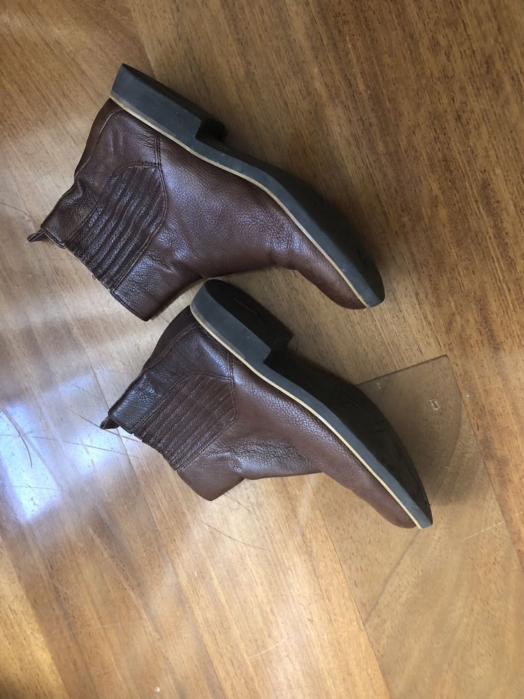 Botas Rockport em pele castanha, 37/38