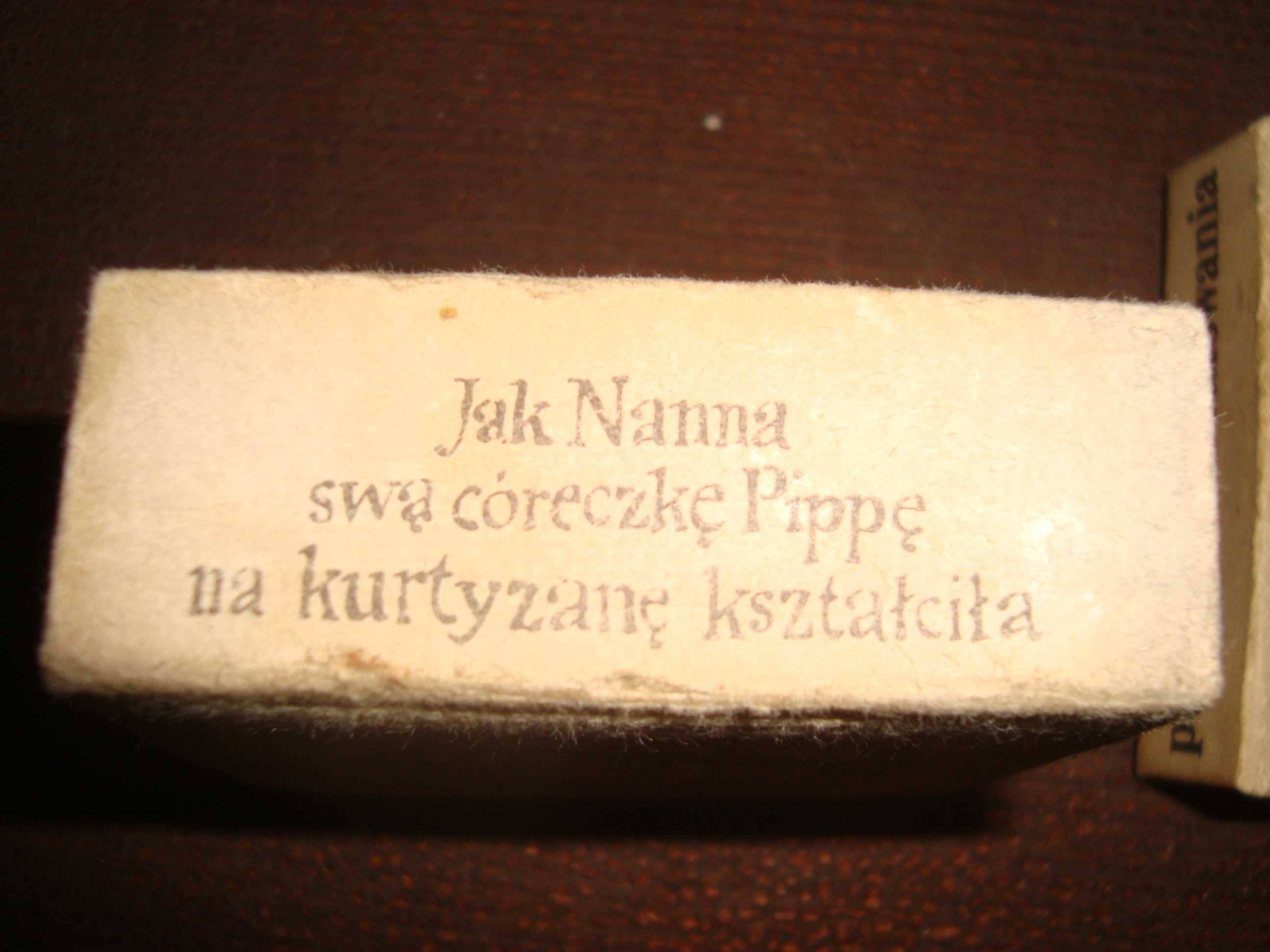 mini książka "Jak Nanna swą córeczkę Pippę na kurtyzanę- 1988 rok