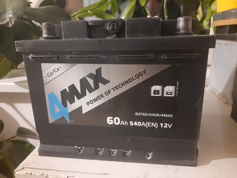 Акумулятор 60ah 540a .