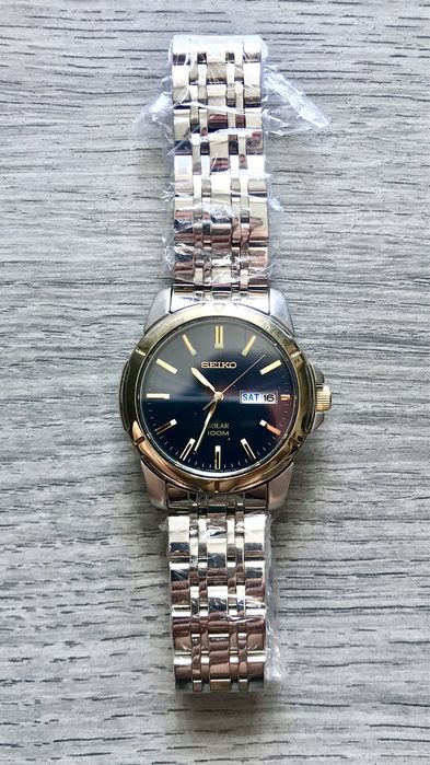 Годинник чоловічий  SEIKO SOLAR 100м SNE102