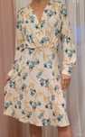Vestido com Estampa de flor
