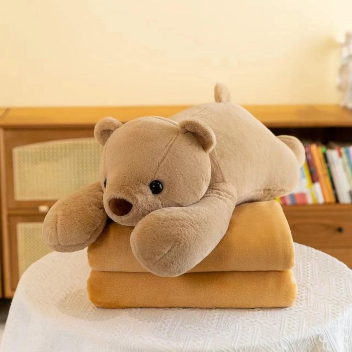 Плед-подушка игрушка 3в1 мишка