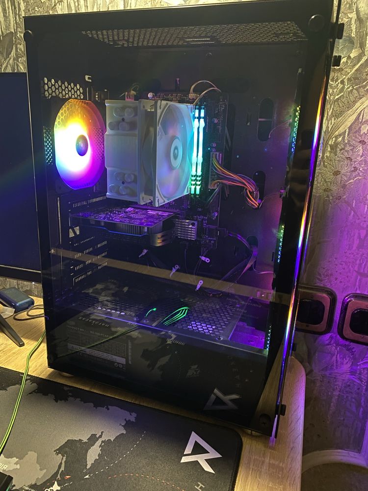 Игровой ПК Amd Ryzen 5 5500 (16gb) gtx 1650ti