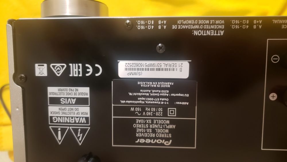 Amplituner Pioneer SX 10 AE