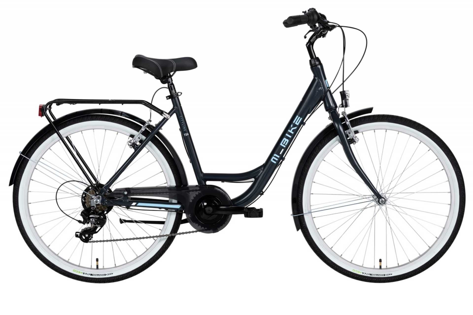 Rower miejski M_Bike Cityline 726 - czarny lub biały - gratis, raty 0%