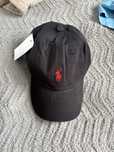 Nowa z metkami bawełniana czapka z daszkiem Ralph Lauren unisex czarna