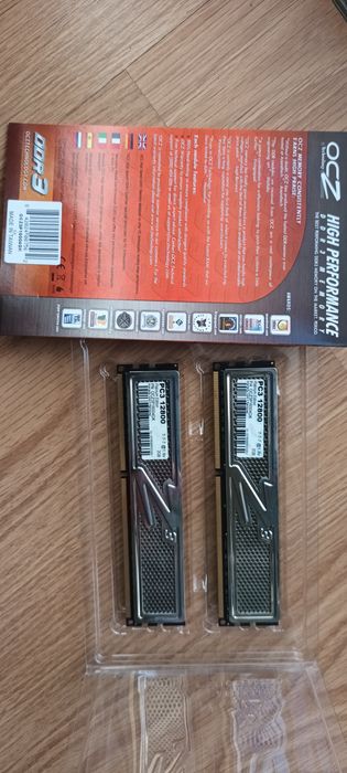 Memórias ddr3 OCZ  4 gb (2×2gb) high performance dual channel kit