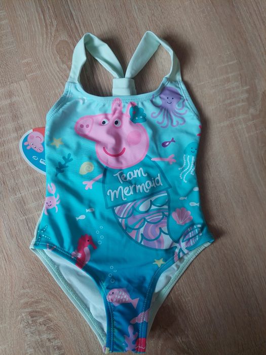 Nowy Strój kostium kąpielowy dla dziewczynki Świnka Peppa R. 86/92
