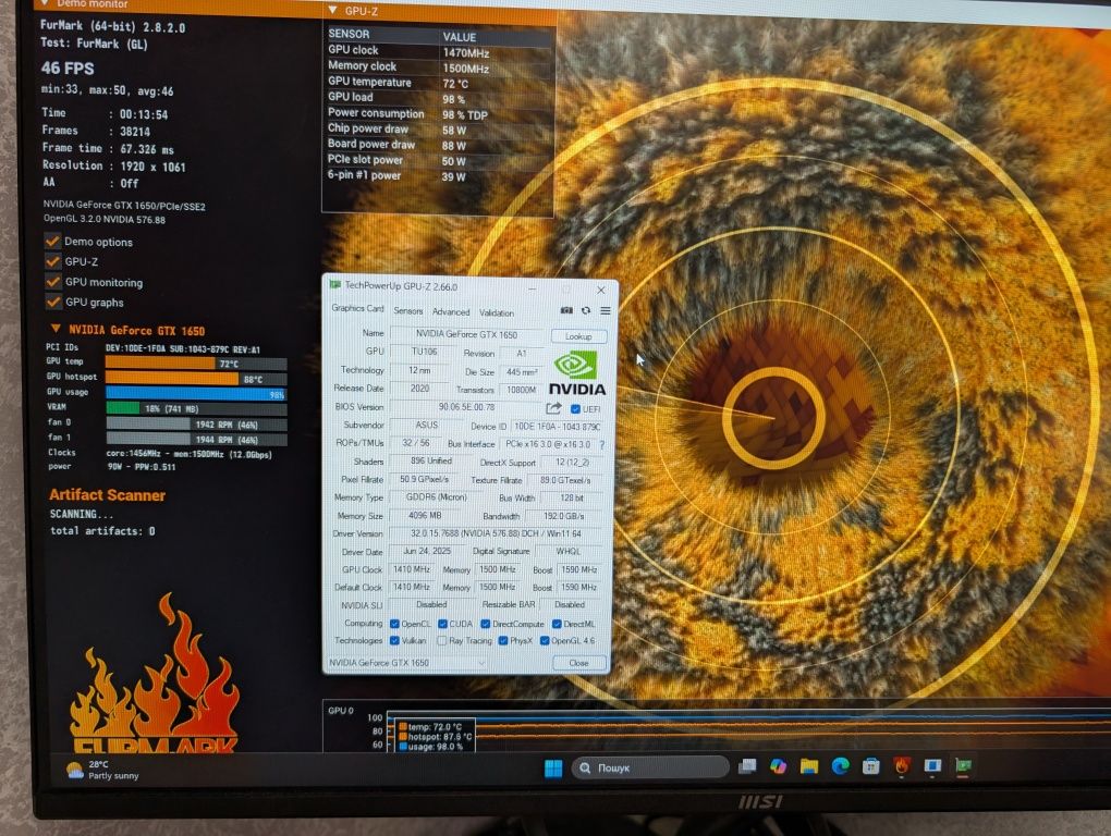ASUS TUF Gaming GTX 1650 4GB (GDDR6) Гарантія | XPC