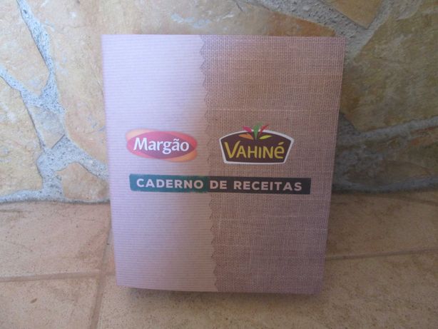 Capa/Caderno de Receitas Margão/Vahiné - NOVO