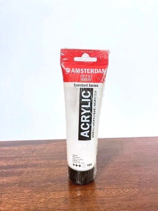 Tinta Branca Acrílica - Marca: Amsterdam (120ml)