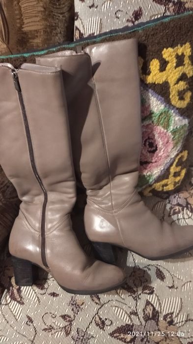 Сапоги натуральная кожа