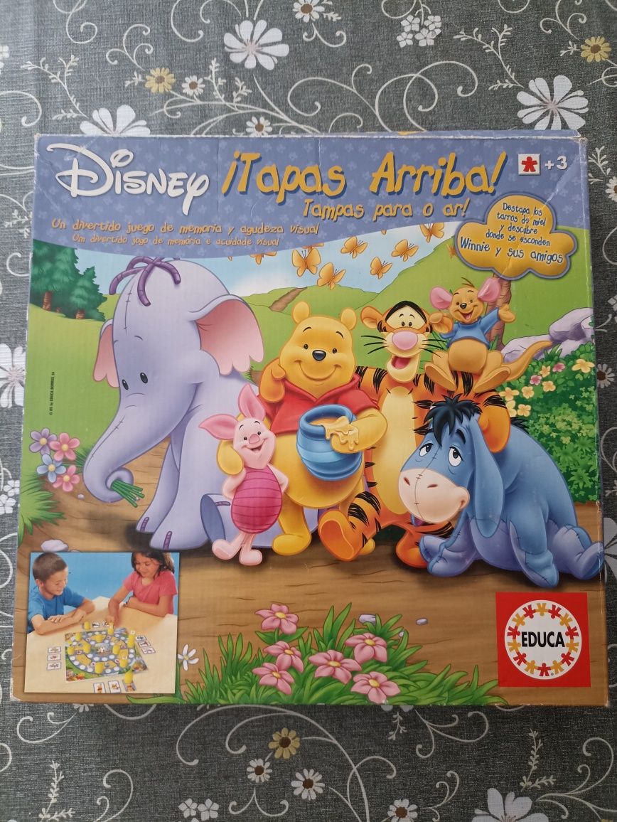 Jogo de tabuleiro "Tapas Arriba" Winnie the Pooh