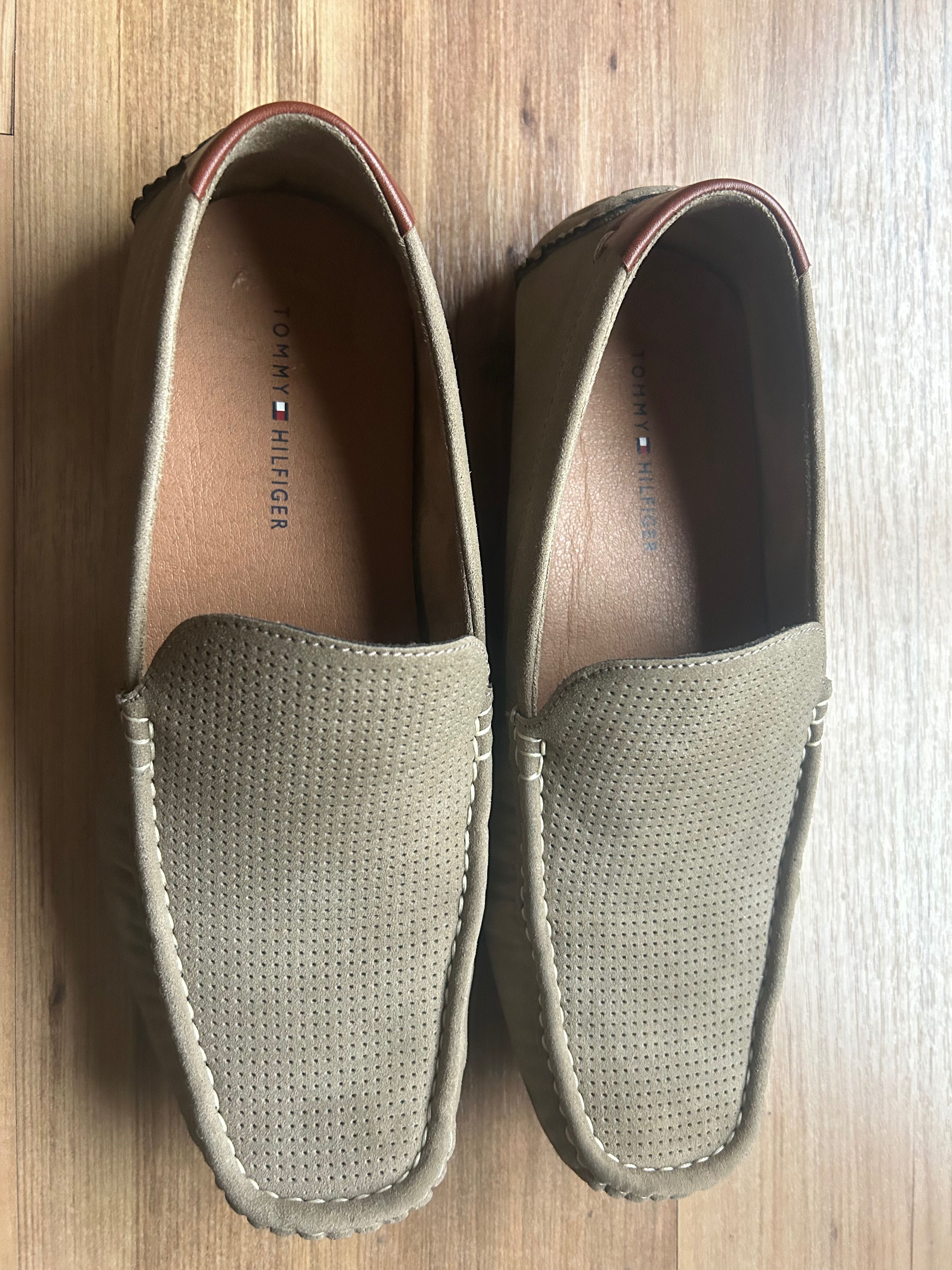 Tommy Hilfiger TH  piękne mokasyny perforowane j.nowe R.40 Unisex