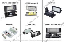 Діодна підсвітка номера BMW X5 X6 E39 E60 E81 E90 E36 E46 E84 F10 E38