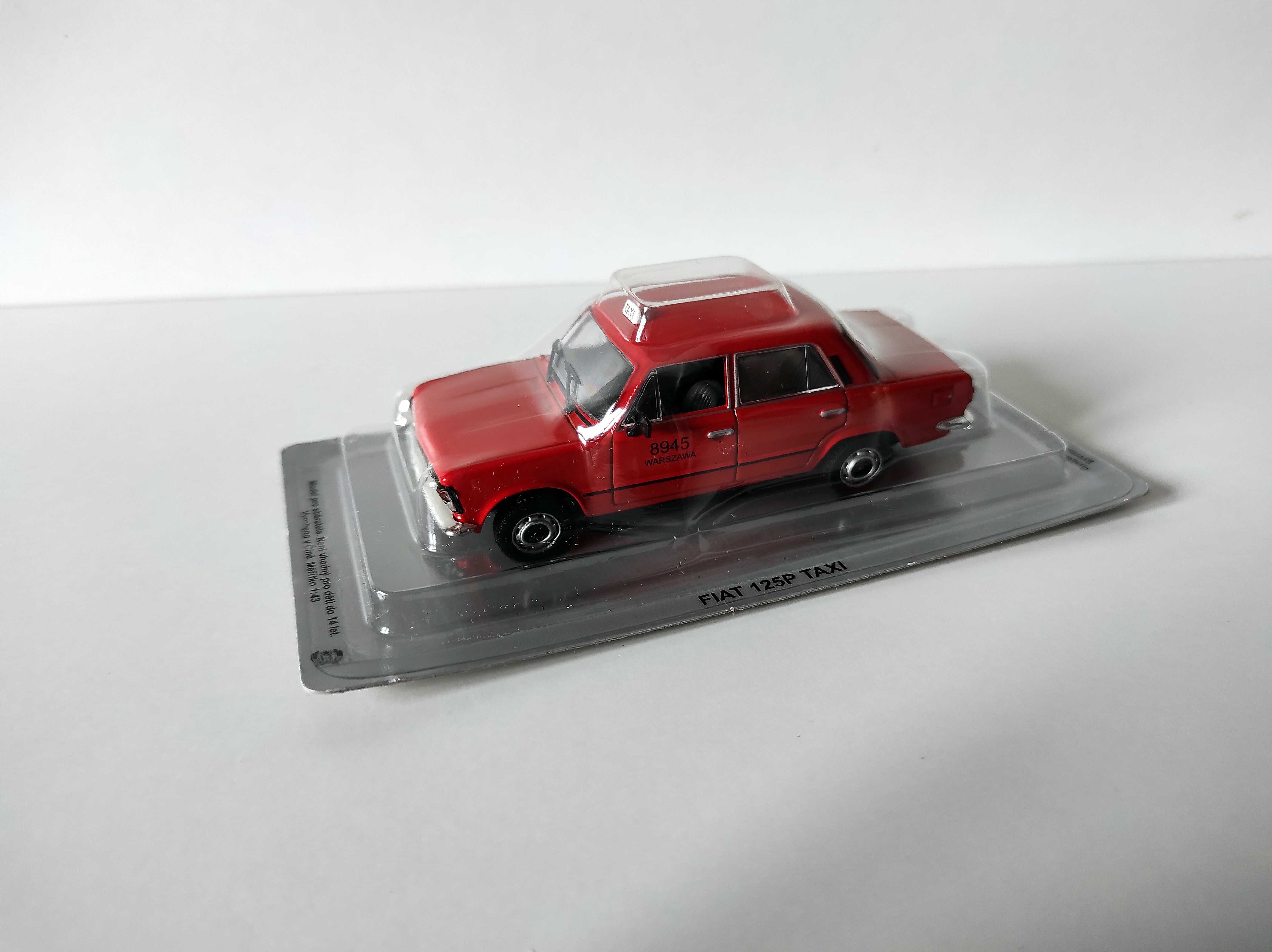 Fiat 125p Taxi KULTOWE AUTA PRL - u DeAgostini Kap 1:43 ( Wada )