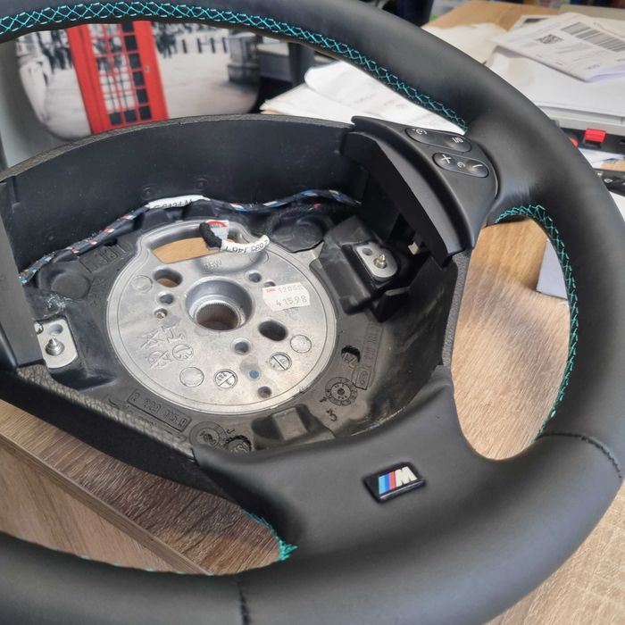 NOWA skórzana kierownica, obszywanie wysyłka cały KRAJ