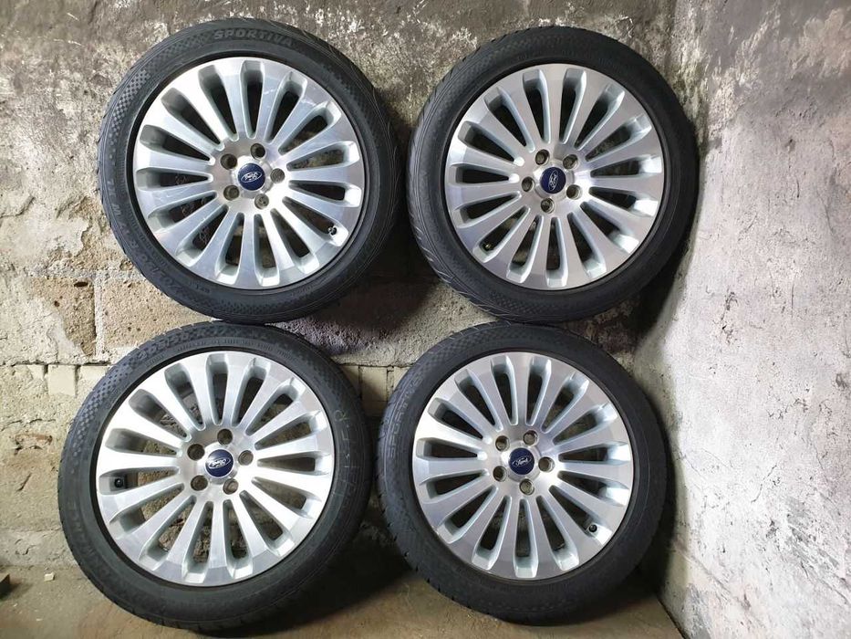 Felgi aluminiowe Ford R17 5x108 opony letnie 205/50R17 6,4mm